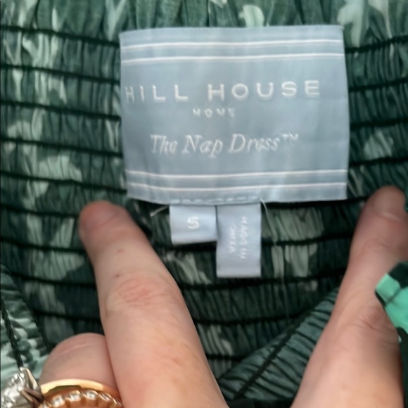 Hill House The Nesli Nap Dress - Emerald Botanical Poplin- perfect condition - Picture 2 of 5